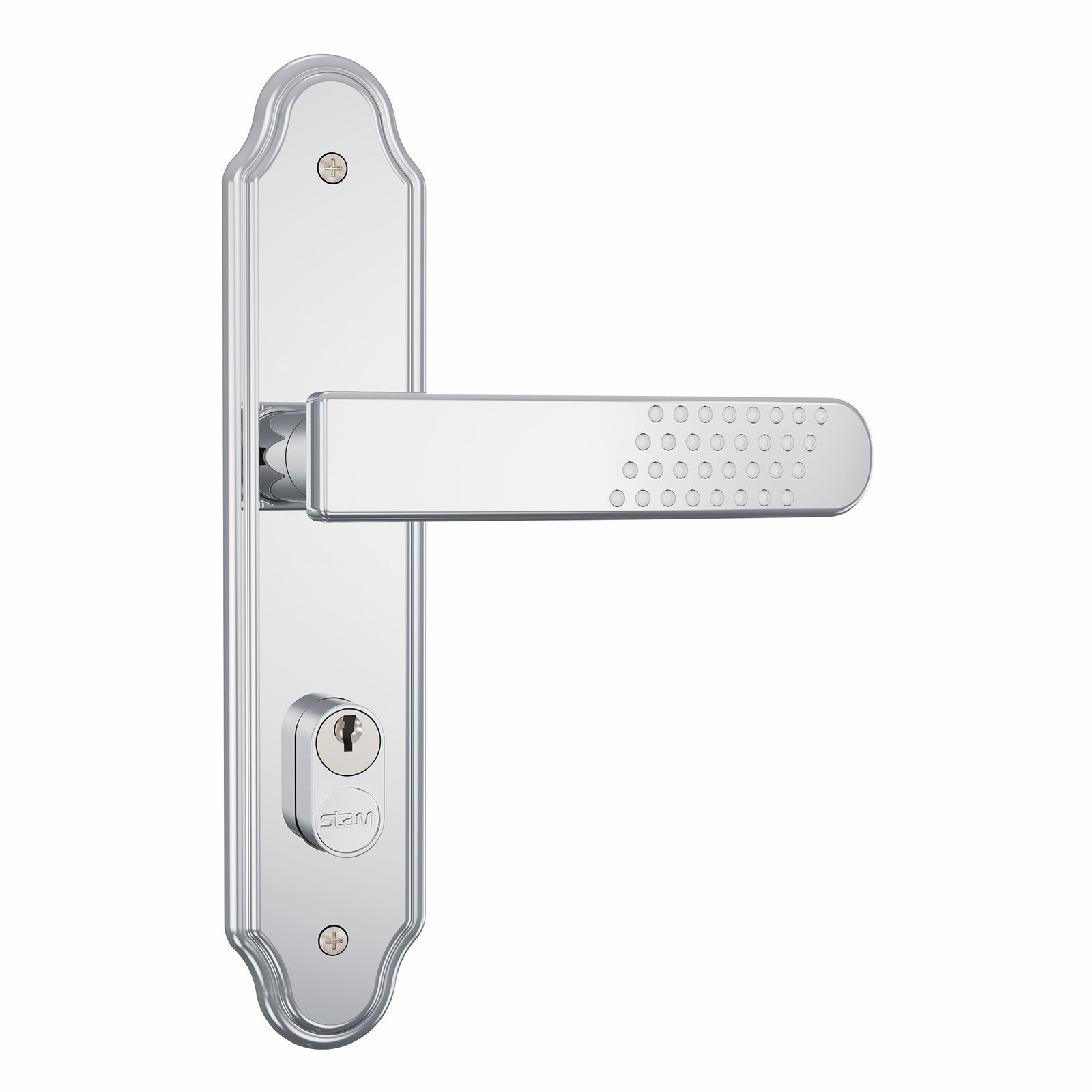 Fechadura 803/21, cromado, espelho, Stam · Standard