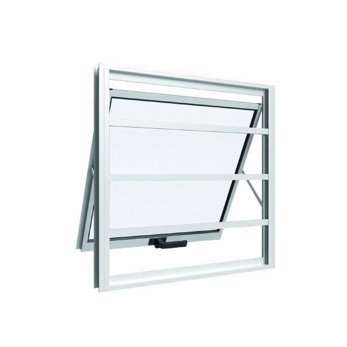 Maxim-ar Horizontal Vidro Mini Boreal, Vitrolar · Linha Classic Alumínio
