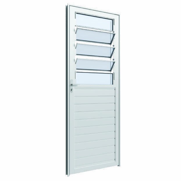 Porta Giro Filetada Basculante, Vitrolar · Linha Classic Alumínio