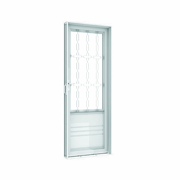 Porta Giro Filetada Postigo Grade Elo, Vitrolar · Linha Prática Aço