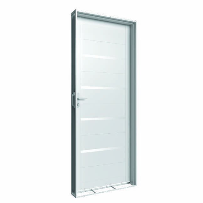 Porta Giro Lambril com Maçaneta, Vitrolar · Linha Prática Aço