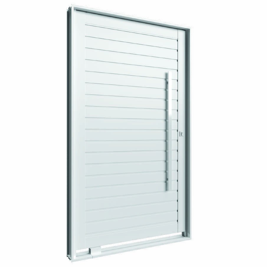 Porta Pivotante Filetada, Vitrolar · Linha Prática Aço