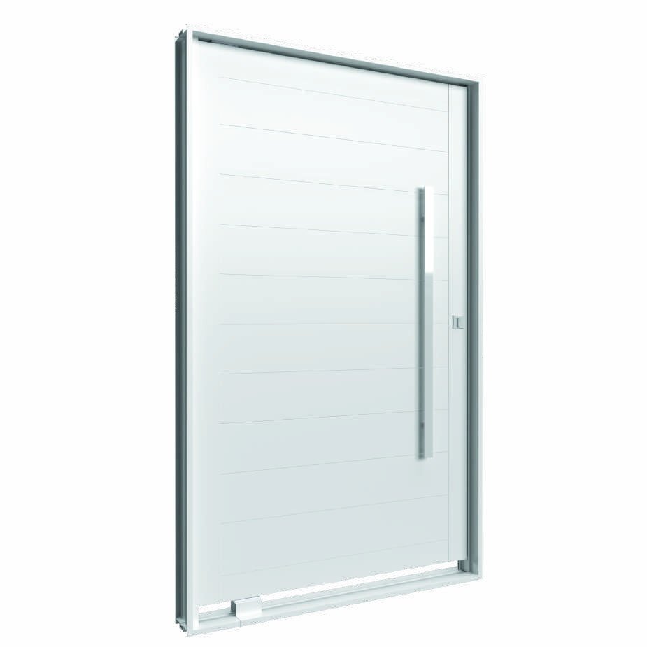 Porta Pivotante Lambril, Vitrolar · Linha Prática Aço